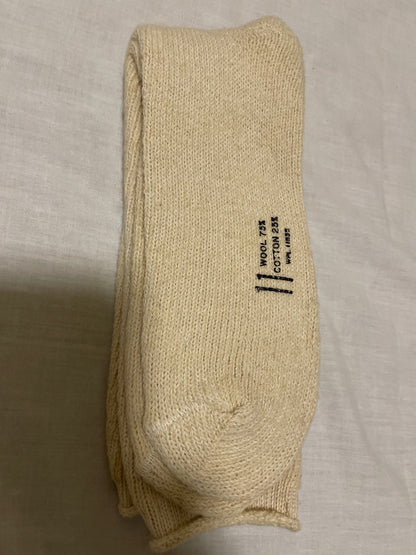 Genuine Military DSCP Winter Wool Thick ECWCS Cold Weather Socks USA Made Size 11  and 12 New,