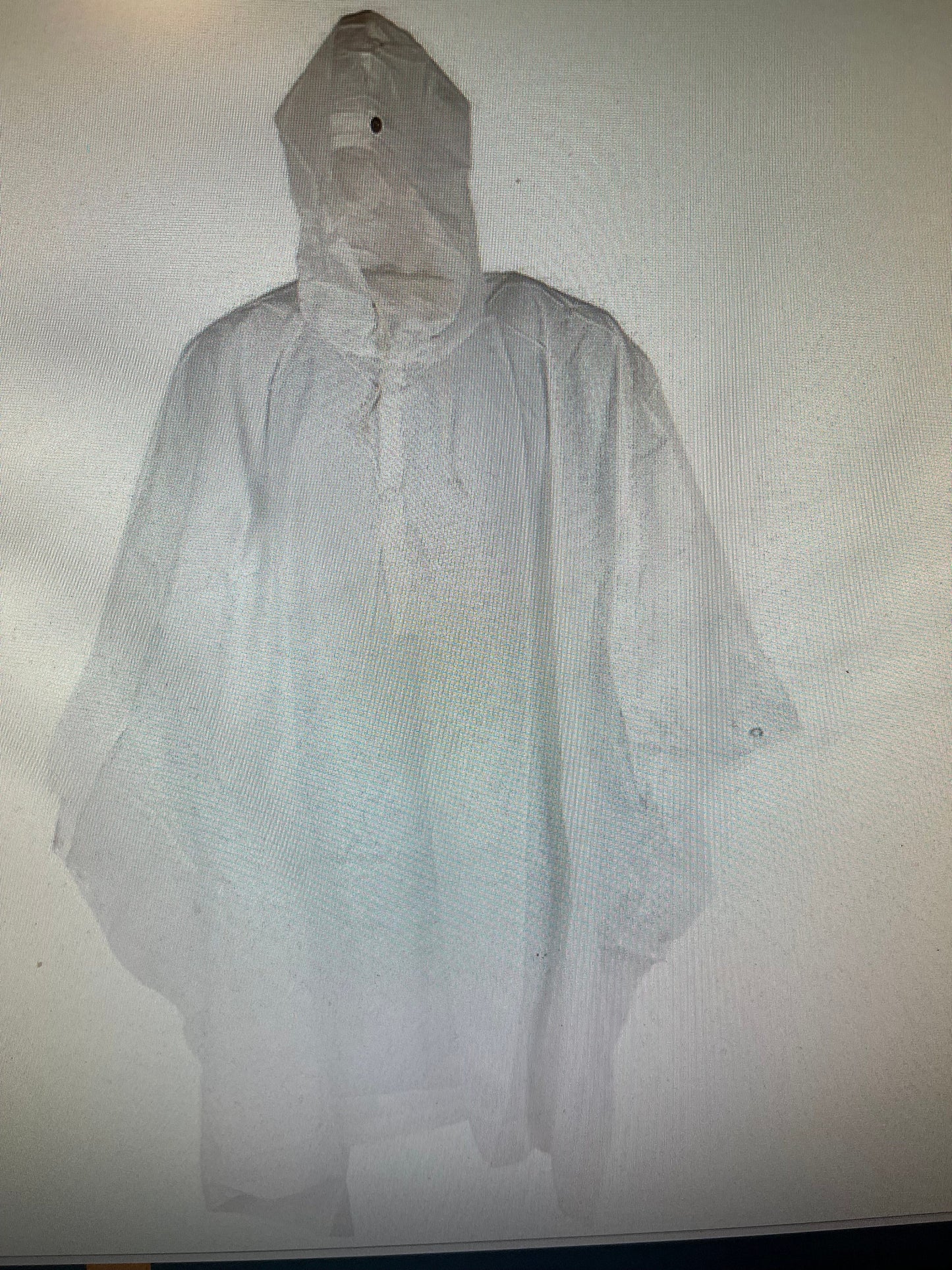 Genuine Vintage White Swiss Army Snow Camouflage Rain Poncho, Impermeable Waterproof New.
