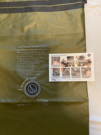 US Army Seal line 65L waterproof liner dry bag for fILBE pack hunting camping NEW.