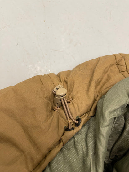 US Military USMC 3 Season Coyote Tan Sleeping bag part of the Gortex Sleep System.