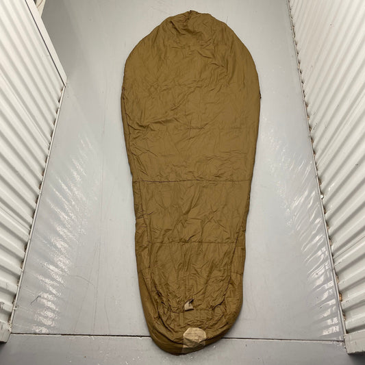 US Military USMC 3 Season Coyote Tan Sleeping bag part of the Gortex Sleep System.