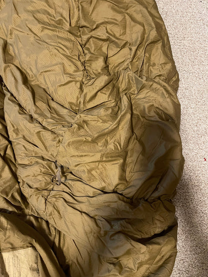 US Military USMC 3 Season Coyote Tan Sleeping bag part of the Gortex Sleep System.