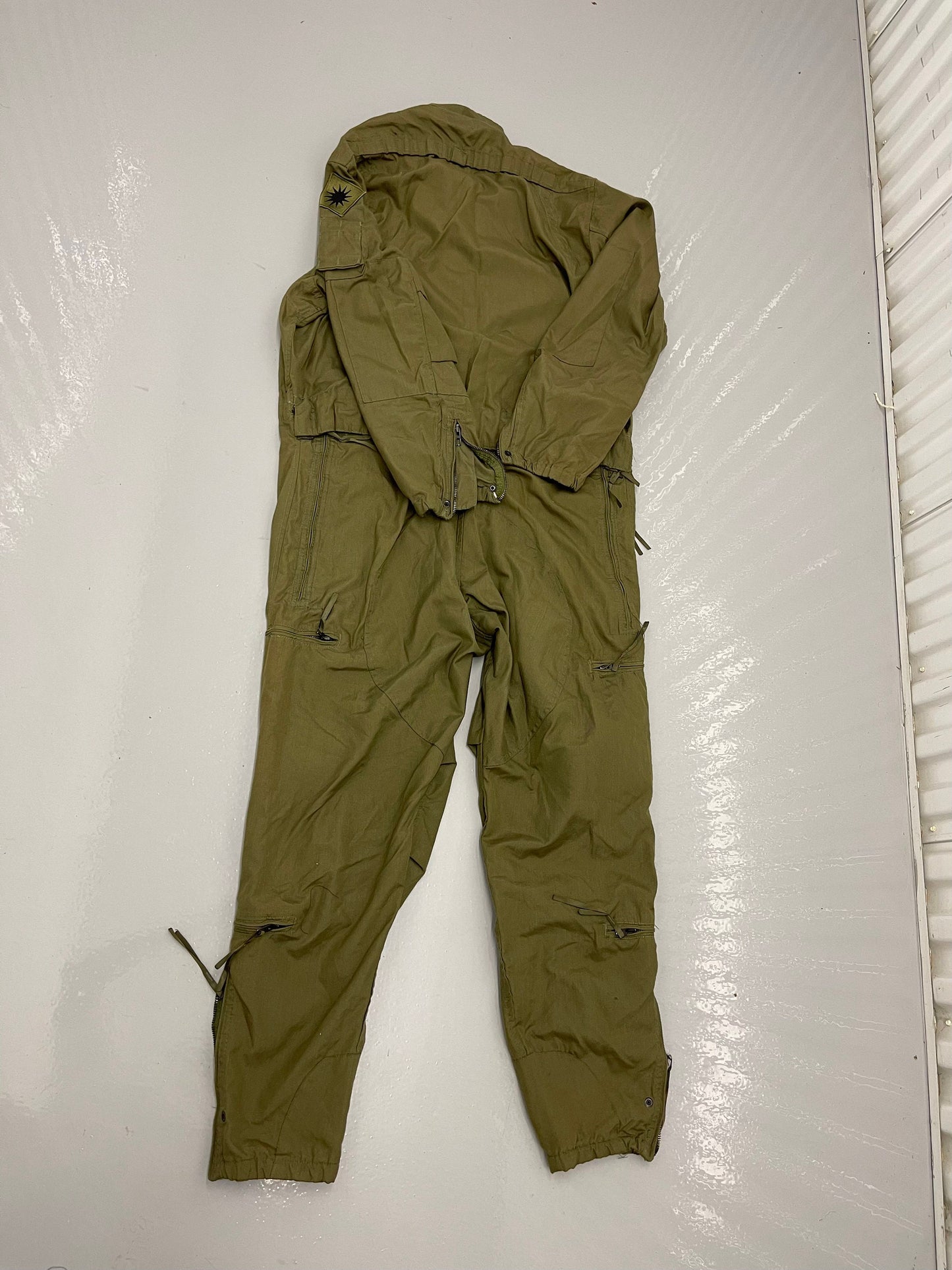 Genuine US military Vintage CVC Tankers coverall Aramid / fire resistant size Large Regular.
