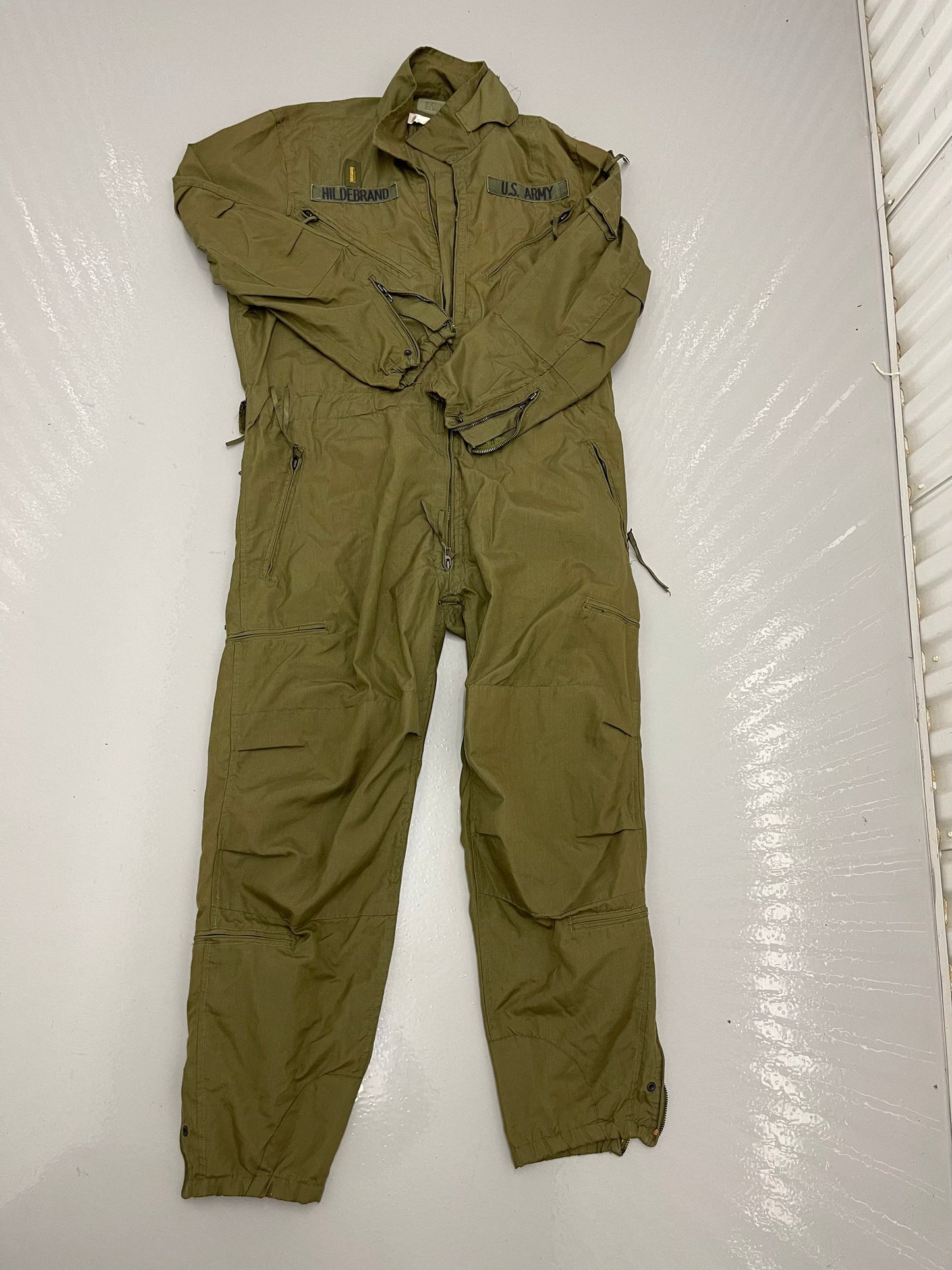 Genuine US military Vintage CVC Tankers coverall Aramid / fire resistant size Large Regular.