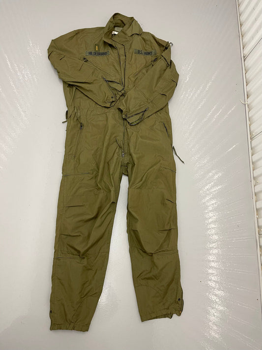 Genuine US military Vintage CVC Tankers coverall Aramid / fire resistant size Large Regular.
