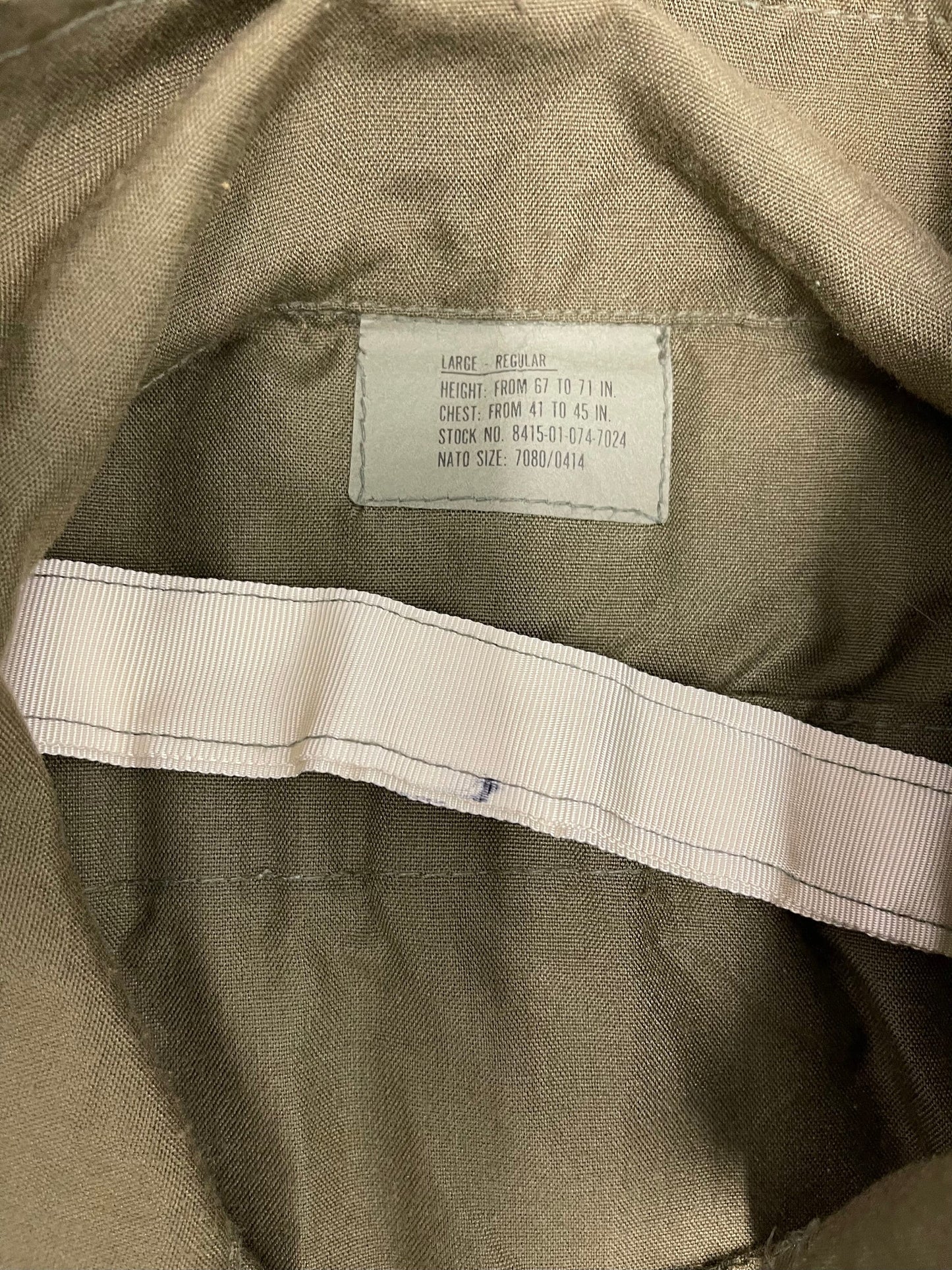 Genuine US military Vintage CVC Tankers coverall Aramid / fire resistant size Large Regular.