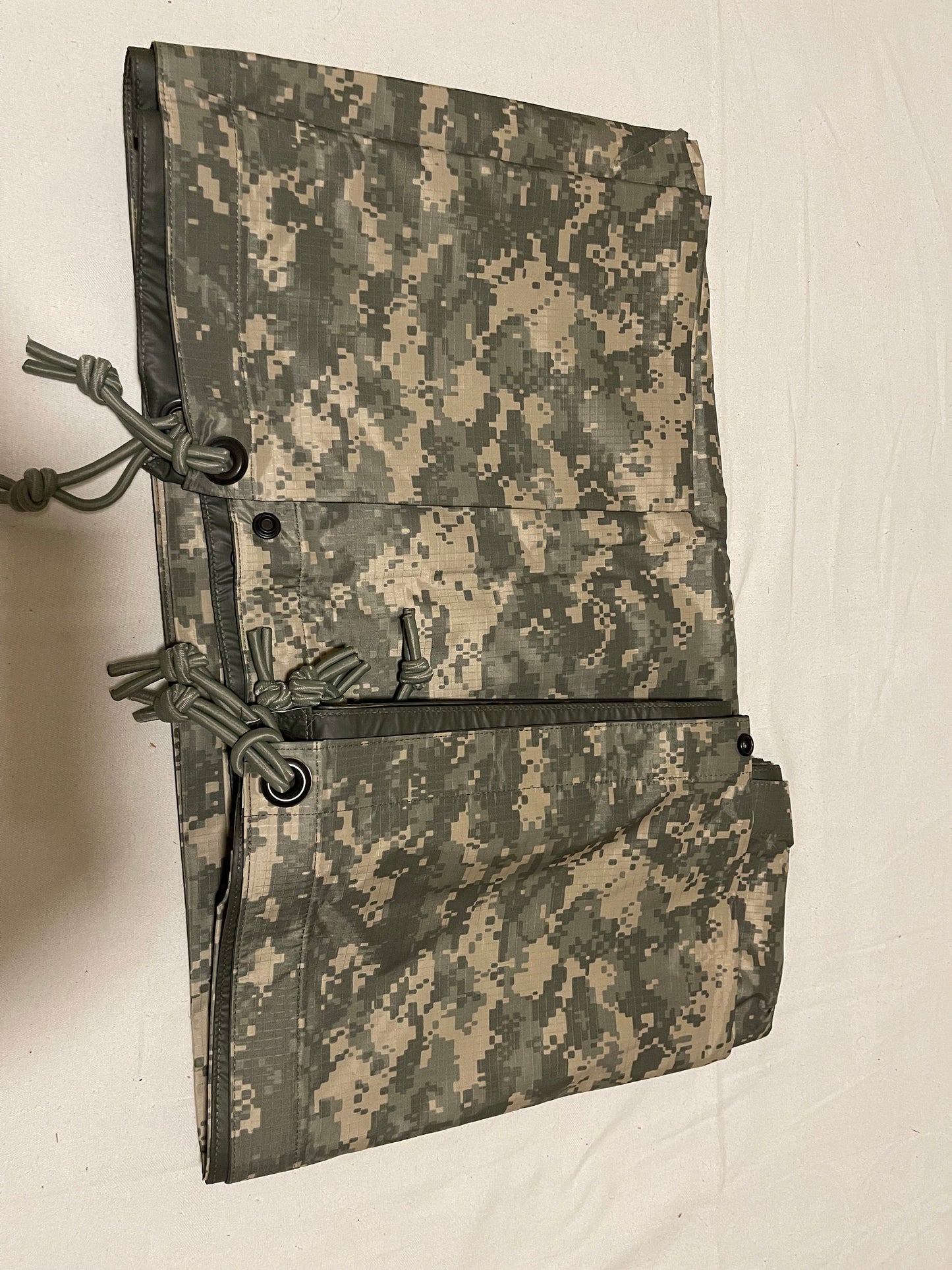 USGI Military Reversible Field Tarp ACU 90 x 80 Ground Tarpaulin Shelter