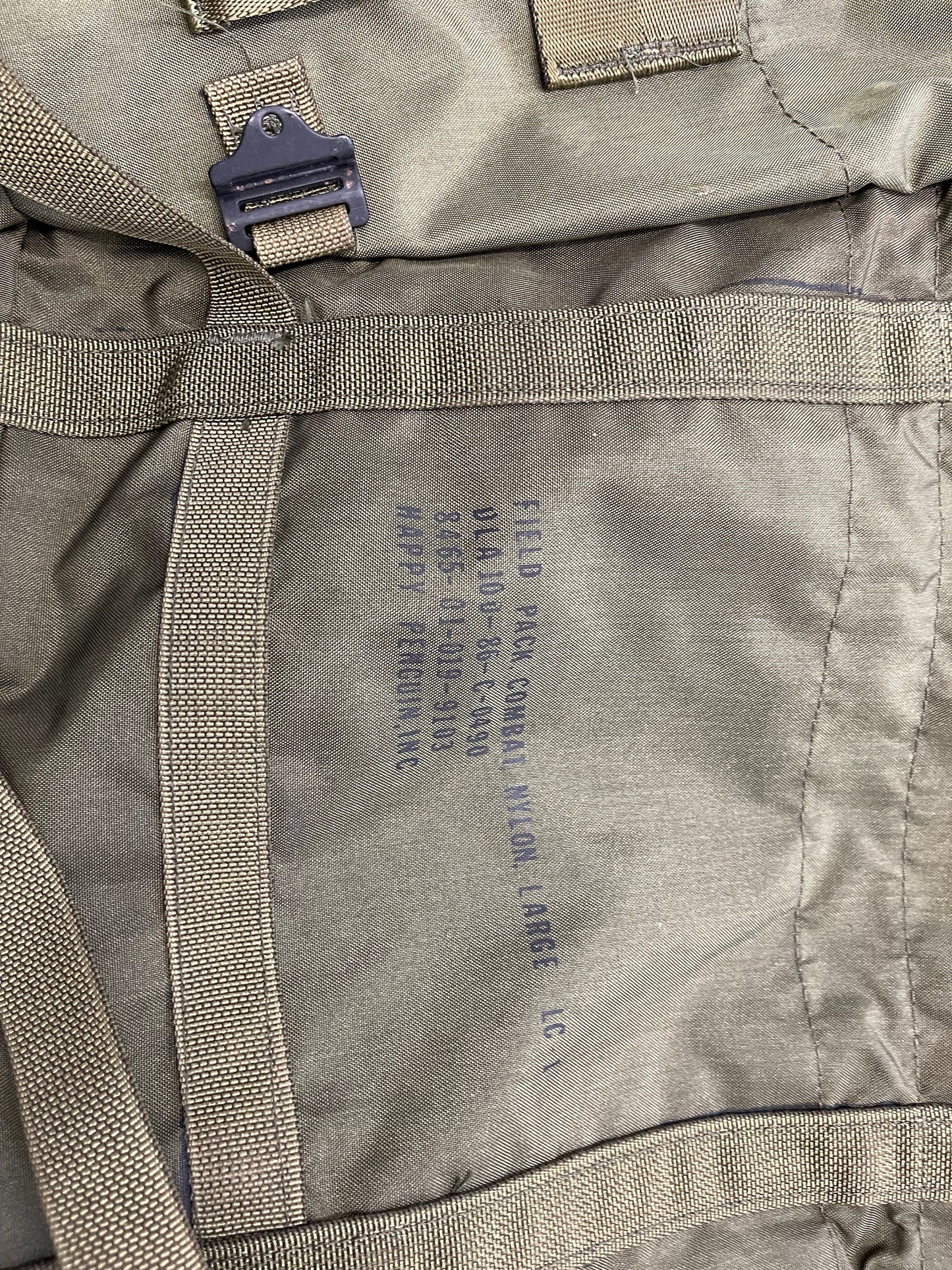 Genuine US Military Vietnam  Vintage Large Alice pack OD green new Mint with used very good Shoulder straps.