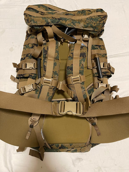 US Military USMC marpat Large field pack ILBe  Gen.II complete All Original Components.