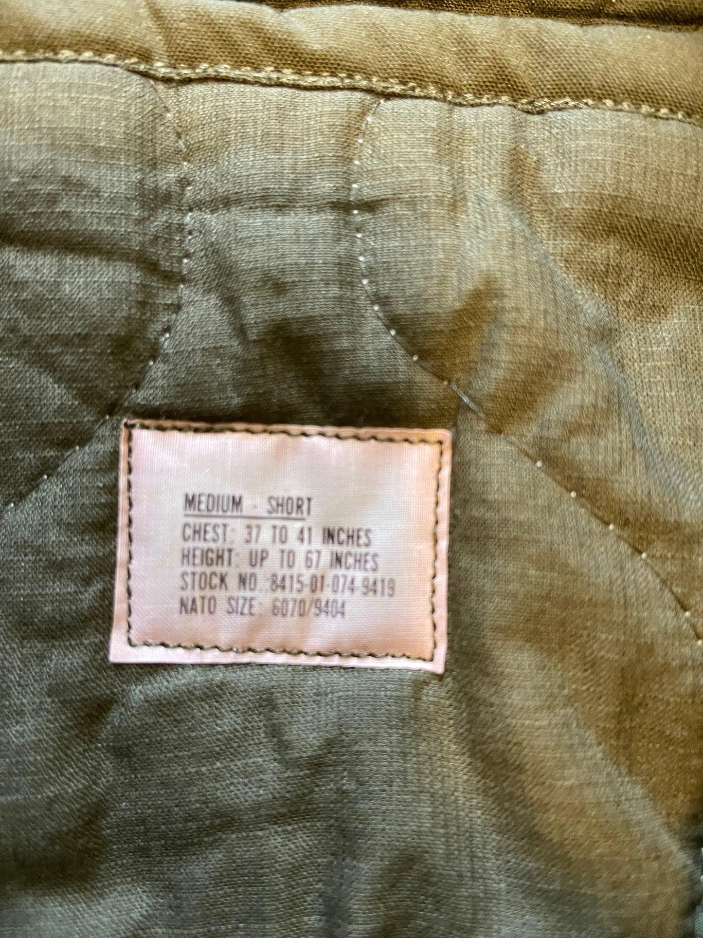 Genuine US Gi CVC Tankers jacket cold weather high temperature resistant Small Regular Brand new