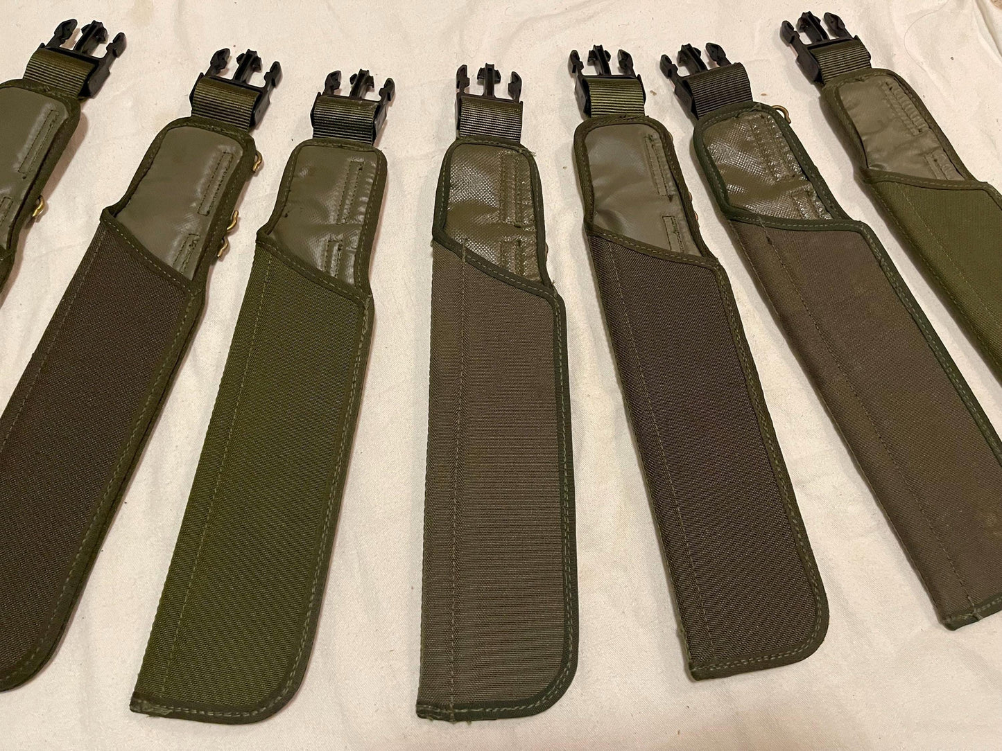 Original British Vintage Military Tactical Knife Pouch Sheath Army Olive Green Holster Belt NEW