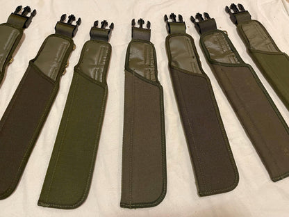 Original British Vintage Military Tactical Knife Pouch Sheath Army Olive Green Holster Belt NEW