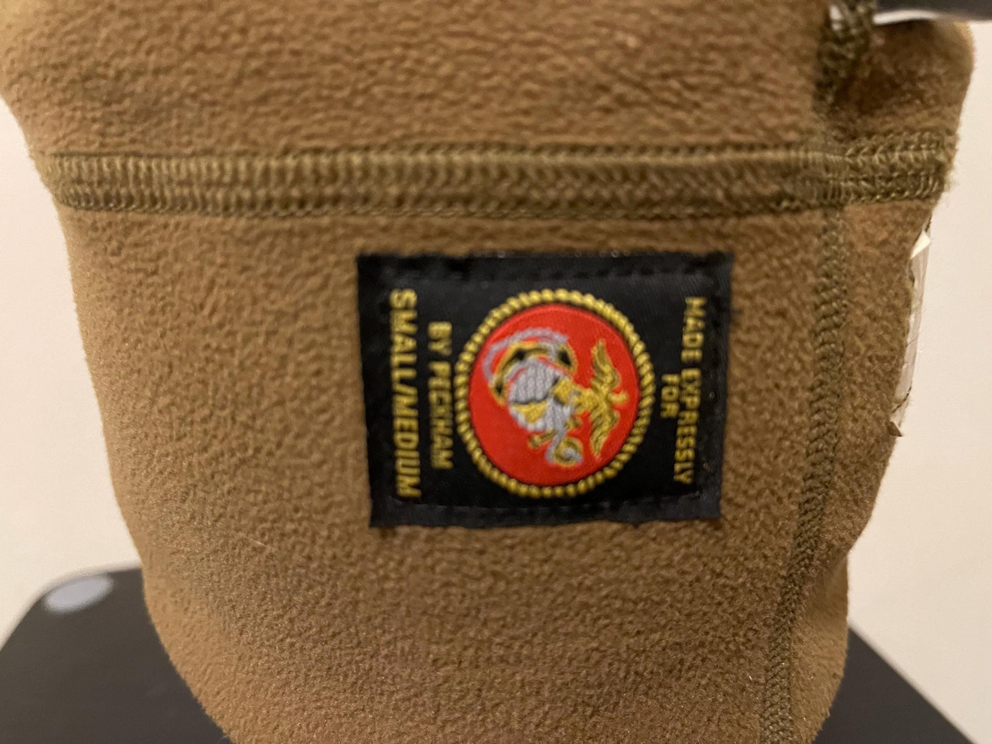 US Marine Corps Issue Peckham Coyote Brown POLARTEC Fleece Watch Cap BeanieL/XL only, no Small .