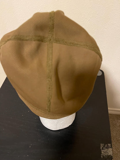 US Marine Corps Issue Peckham Coyote Brown POLARTEC Fleece Watch Cap BeanieL/XL only, no Small .