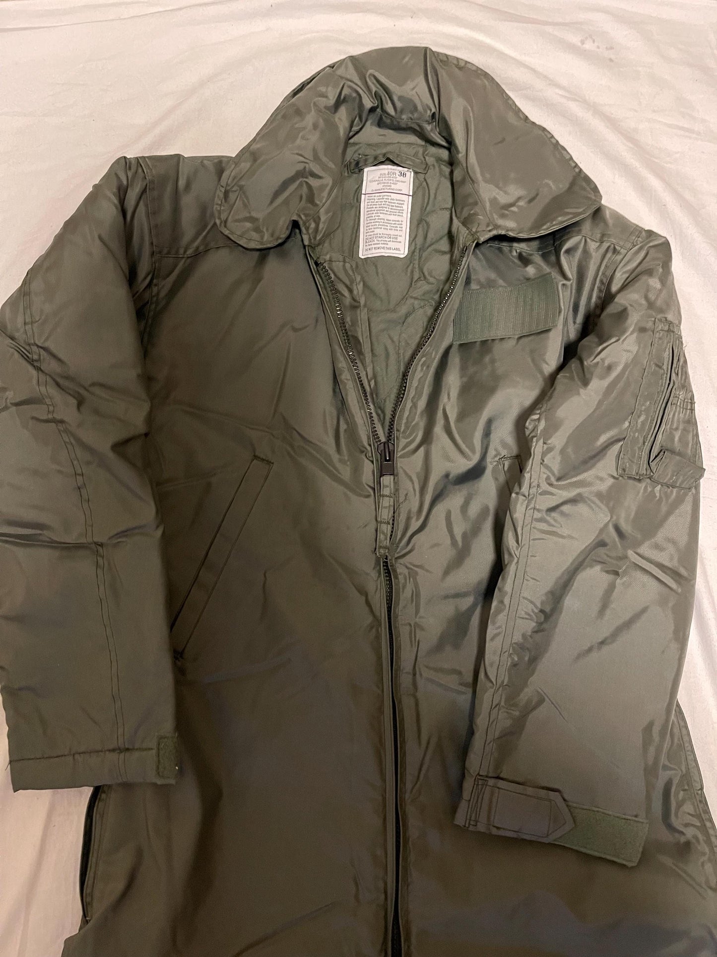 USAF Military Nomex flight suit coveralls Flyers 52Long CWU-64P Cold weather new.