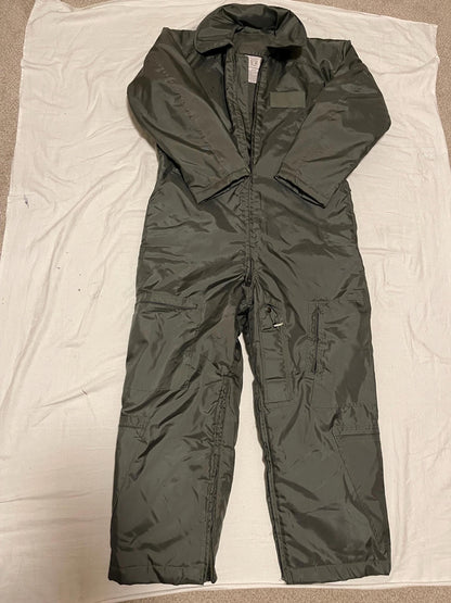 USAF Military Nomex flight suit coveralls Flyers 52Long CWU-64P Cold weather new.
