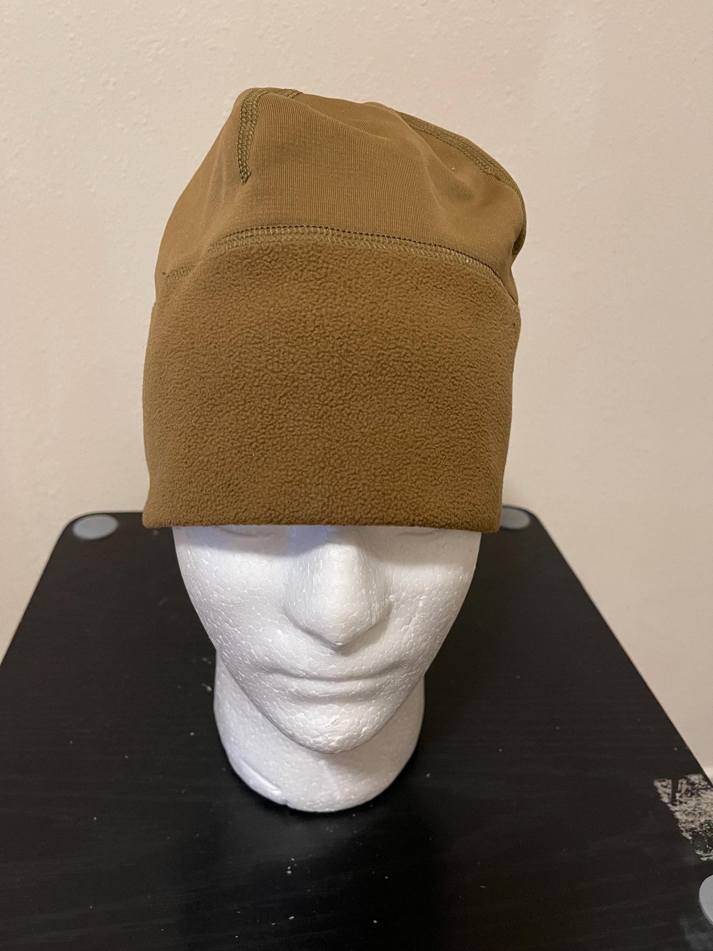 US Marine Corps Issue Peckham Coyote Brown POLARTEC Fleece Watch Cap BeanieL/XL only, no Small .