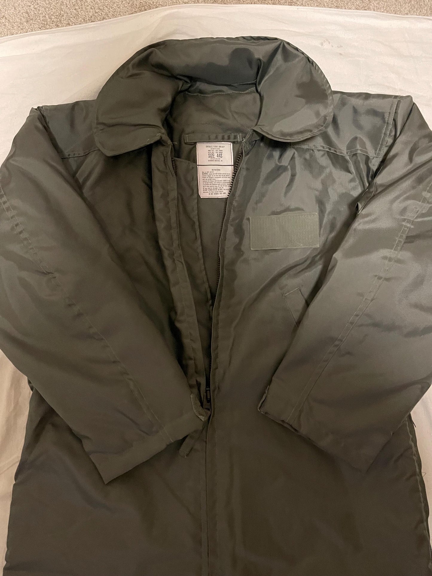 USAF Military Nomex flight suit coveralls Flyers 52Long CWU-64P Cold weather new.