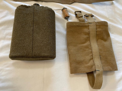 Genuine British Military P-37 Canteen Vintage WWII dated 1942
