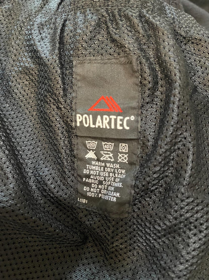 US Military Polartec Fleece Jacket Classic 300 Cold Weather  Large Regular Black Heavy weight.