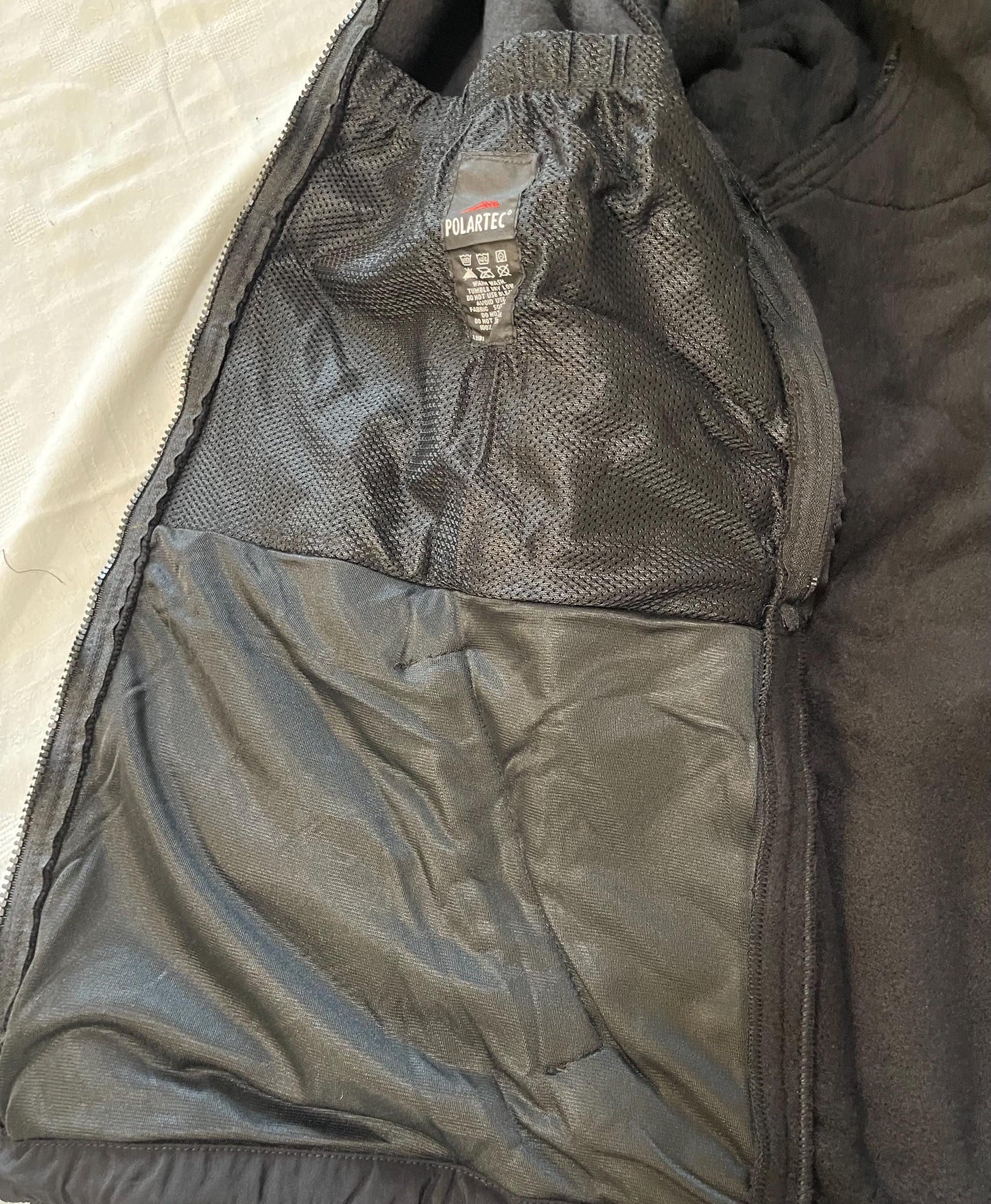 US Military Polartec Fleece Jacket Classic 300 Cold Weather Small &  Medium Regular Black Heavy weight.
