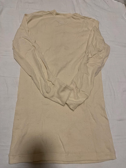 Genuine US military Vintage 50/50 wool and cotton blend thermal Hanley shirts .