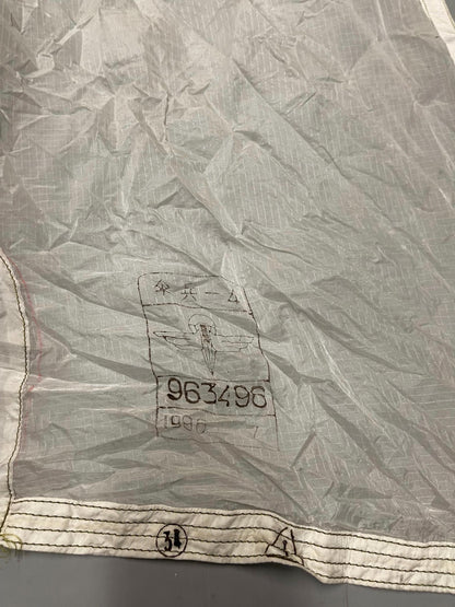 Military 35ft White Round Parachute/photo Shoot, Car/Boat Covers, Canopy and decoration.