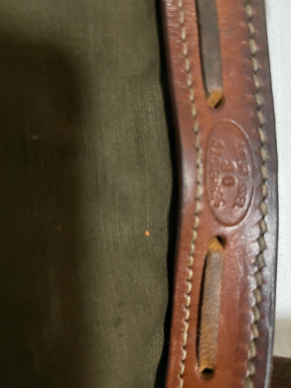 Vtg Swiss Army Bread Messenger Crossbody Military Field Bike Pannier Utility Bag