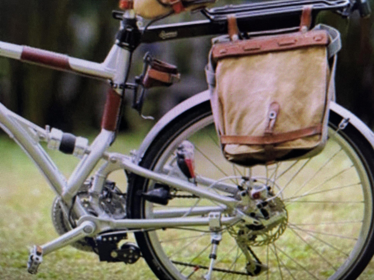 Vtg Swiss Army Bread Messenger Crossbody Military Field Bike Pannier Utility Bag