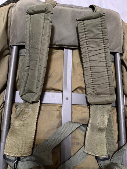 Genuine Vintage Vietnam US Military Large Alice pack complete with frames, shoulder straps and waist belt all original parts