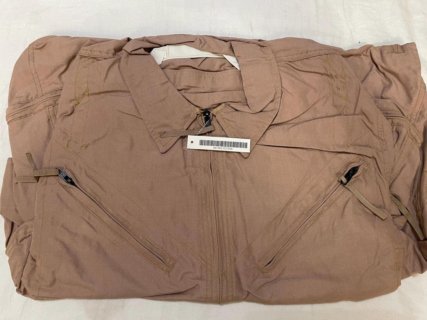 Genuine US military Combat Vehicle Crewmen Coveralls CVC Nomex Desert Tan Large Short & XL Short New with tag