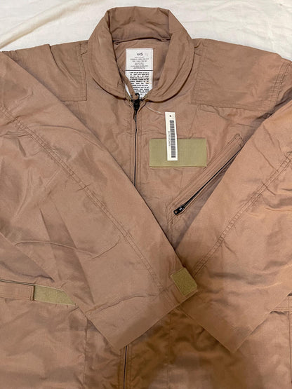 Genuine US Military  flyers desert tan flight suit CWU-27/P nomex size 44 Short and 50 Regular NEW
