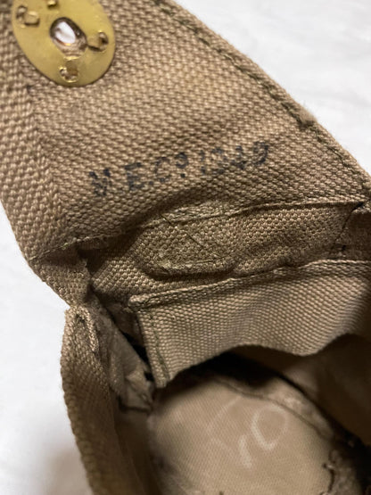 Authentic British Khaki & OD green Military P44 Canteen Pouch Cover Dated From 1949 t0 1972