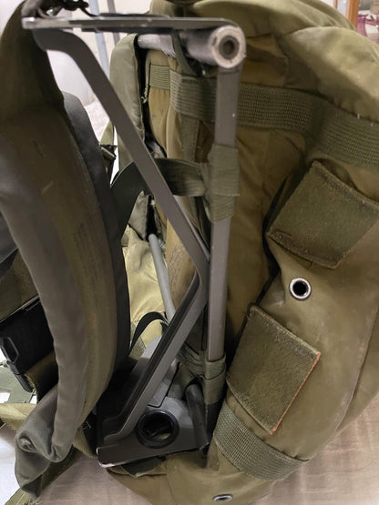 Genuine Vintage Vietnam US Military Large Alice pack complete with frames, shoulder straps and waist belt all original parts