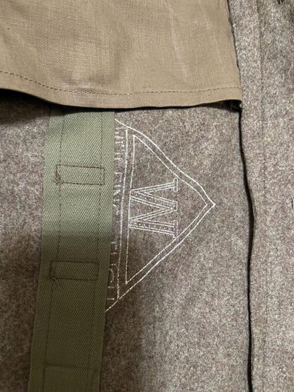 Genuine Vintage West German OG Wool Jacket Shirt Wool Military Men’s  Wer Wi New/Mint Rare.XL. Dated 8/1963