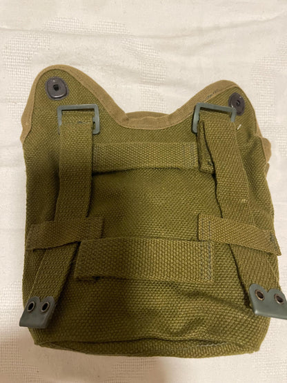 Authentic British Khaki & OD green Military P44 Canteen Pouch Cover Dated From 1949 t0 1972
