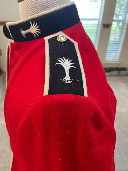 Genuine Vintage British Coldstream Guards Men’s Red Ceremonial Tunic New in Mint condition Size Medium.