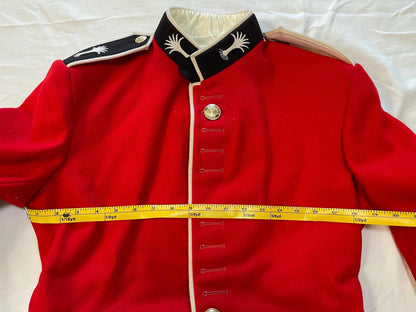 Genuine Vintage British Coldstream Guards Men’s Red Ceremonial Tunic New in Mint condition Size Medium.