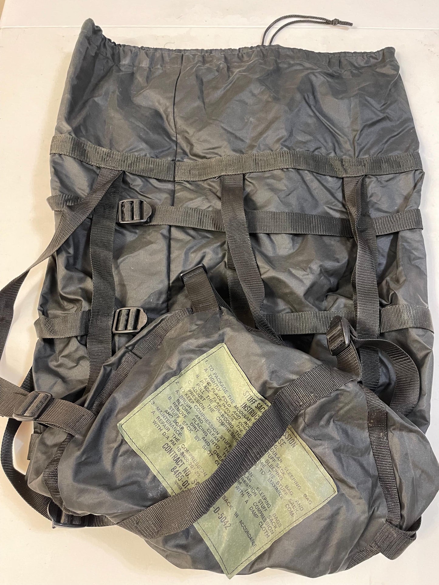 USGI Large Compression Stuff Sack for Modular Sleep System NSN: 8465-01-445-6274