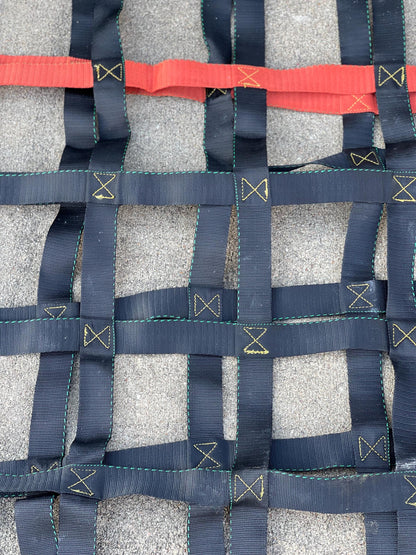 US Military 14' x 14' (4500lbs Capacity) Cargo Net with hardware.