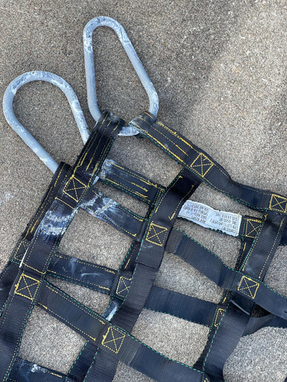 US Military 14' x 14' (4500lbs Capacity) Cargo Net with hardware.