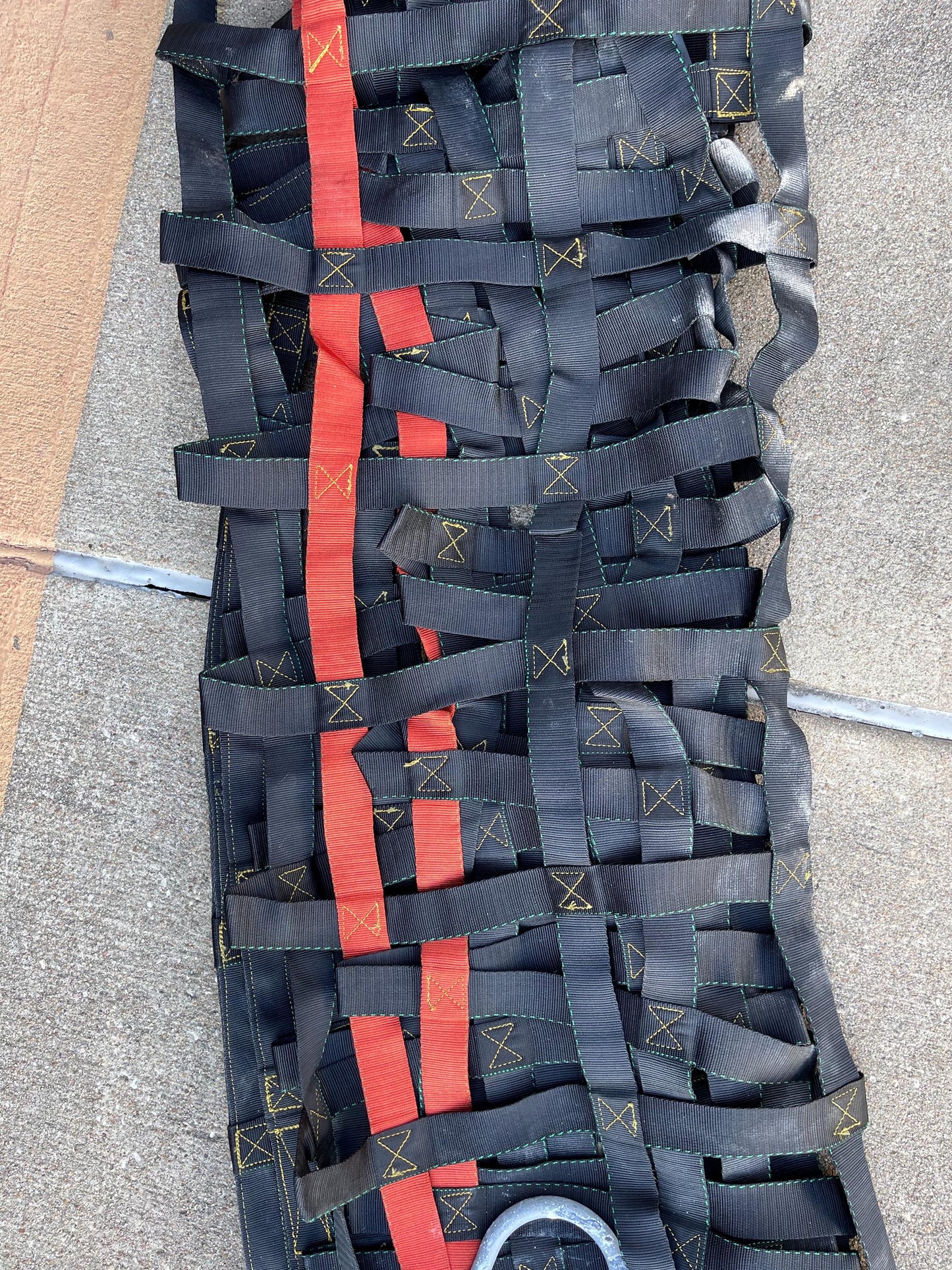 US Military 14' x 14' (4500lbs Capacity) Cargo Net with hardware.