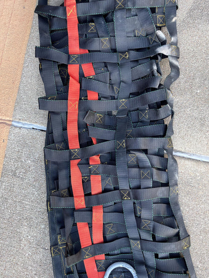 US Military 14' x 14' (4500lbs Capacity) Cargo Net with hardware.