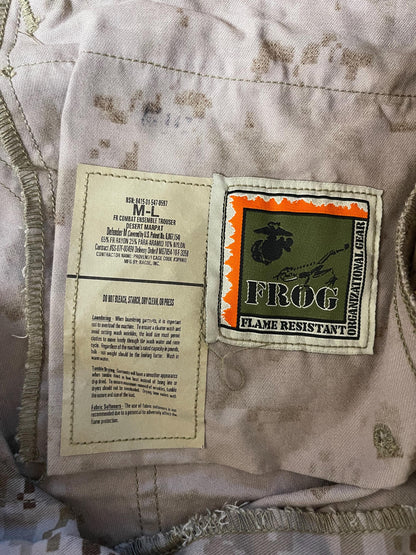 US military USMC desert digital marpat trousers/pants, Frog , Fire resistant with Insect guard protection.