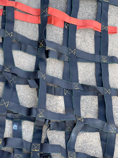 US Military 14' x 14' (4500lbs Capacity) Cargo Net with hardware.