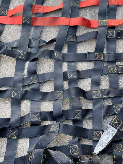 US Military 14' x 14' (4500lbs Capacity) Cargo Net with hardware.