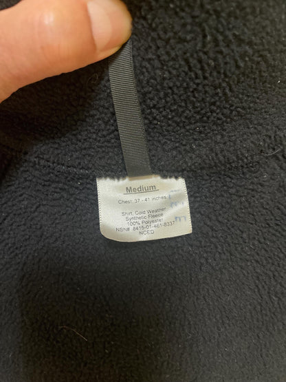 US Military Polartec Fleece Jacket Classic 300 Cold Weather Small &  Medium Regular Black Heavy weight.