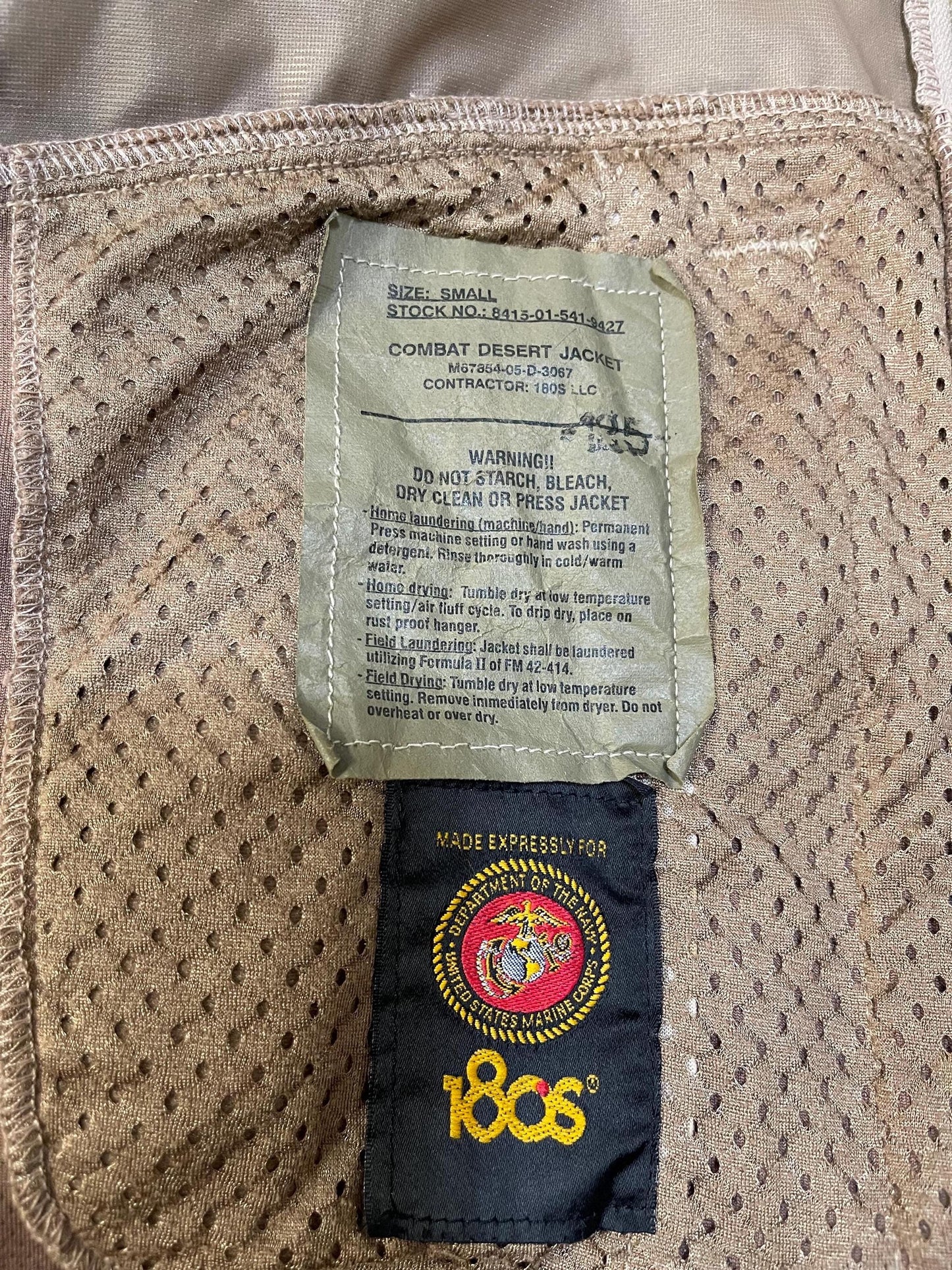 USMC Apecs Cdj 180s Cold Weather Desert MARPAT Combat Jacket Sealassrted sizes