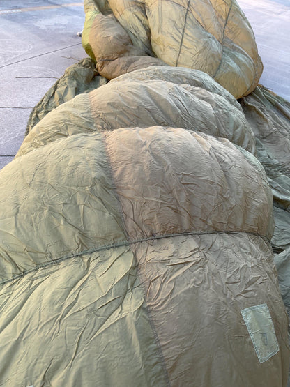 French Military 28' FT Round Parachute, canopy, Shoot multi color (OD.Tan. Khaki mix)