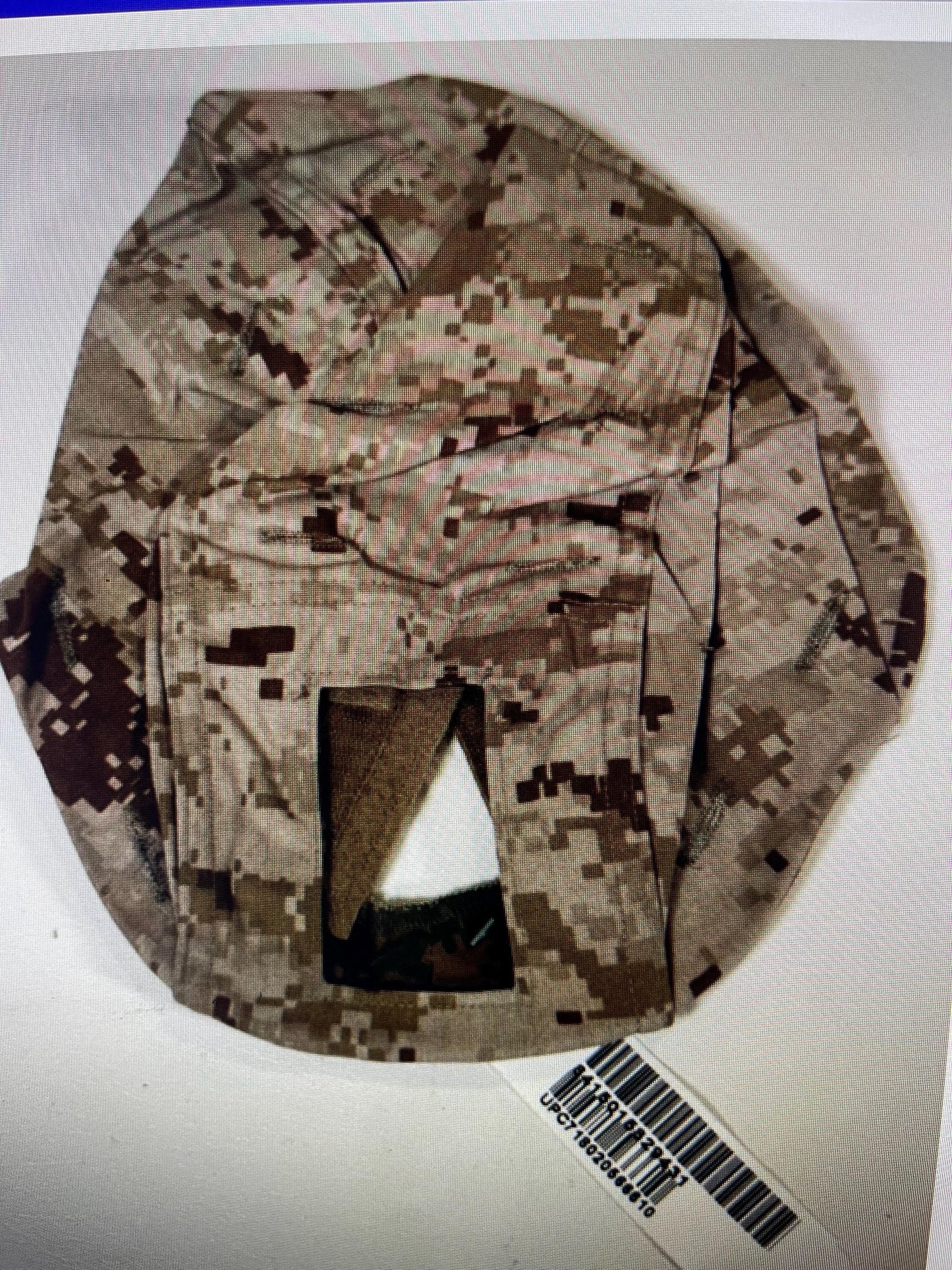 New USMC ECH reversible helmet cover w/ NVG cutout woodland desertmarpat Large
